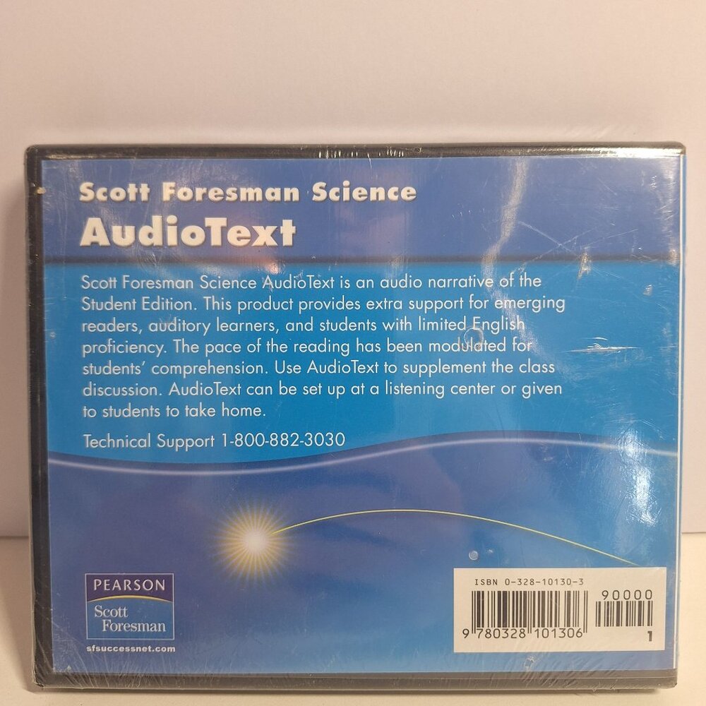 Scott Foresman Science 2006 Audiotext CD Grade 1 Scott Foresman Sealed - Picture 2 of 6